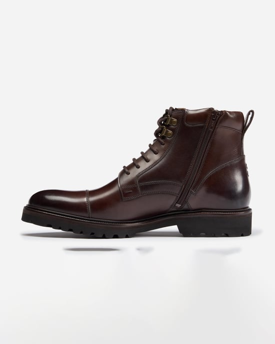 Runcorn Boots in Dark Brown - Image 5