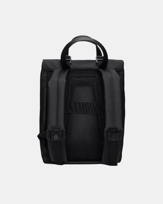 2 Way Tote Backpack Mini Mini Backpack in Black - Image 3