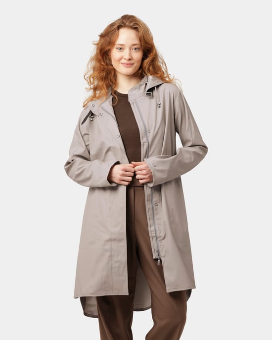 Raincoat in Nude - Image 1