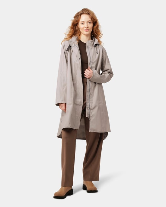 Raincoat in Nude - Image 5