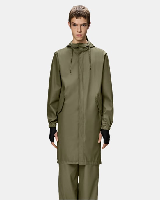 Fishtail Parka in Dark Green - Image 1