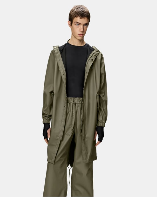 Fishtail Parka in Dark Green - Image 5