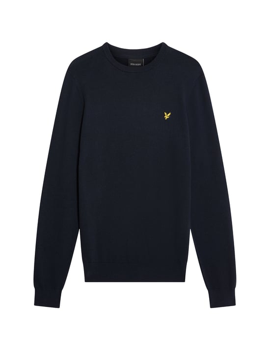 Crew Neck Jumper in Dark Blue - Image 4
