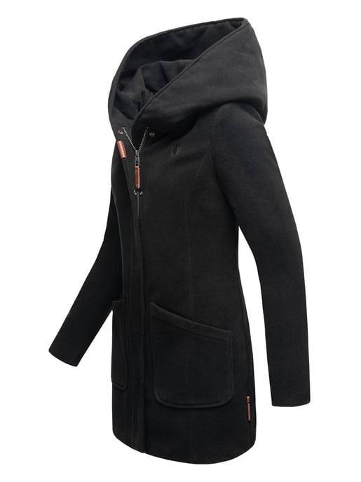 Marikoo women’s winter coat with hood and fitted silhouette - Image 5