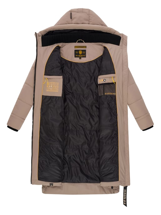 Marikoo Benikoo dames winterjas – lang, warm & stijlvol - Image 5