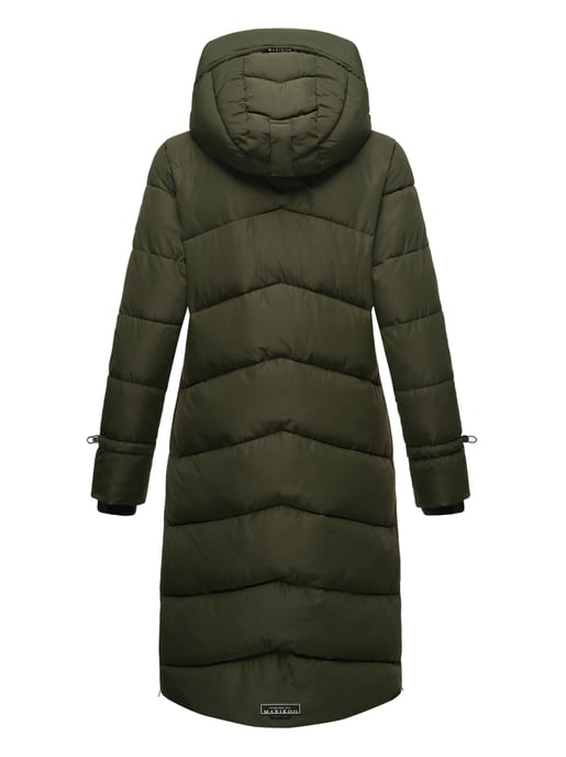 Marikoo Tomomii dames winterjas – lang, warm & met capuchon - Image 4