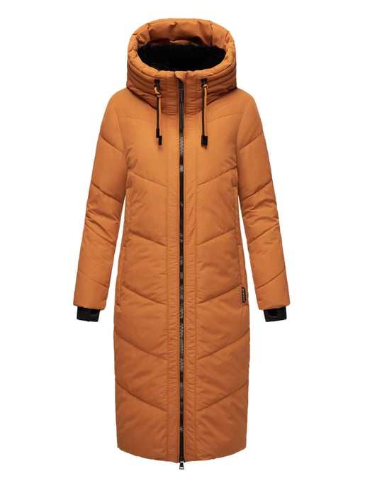 Marikoo Nadaree dames winterjas – lang, warm & met capuchon - Image 2