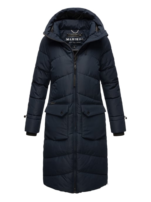 Marikoo Tomomii women’s winter coat – long, warm & hooded - Image 1