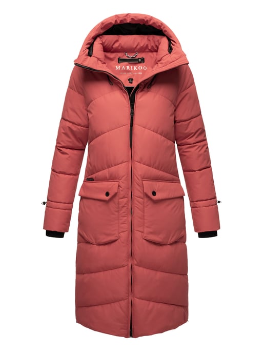 Marikoo Tomomii dames winterjas – lang, warm & met capuchon - Image 1