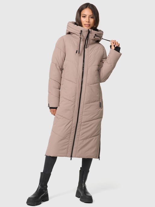 Marikoo Nadaree dames winterjas – lang, warm & met capuchon - Image 6