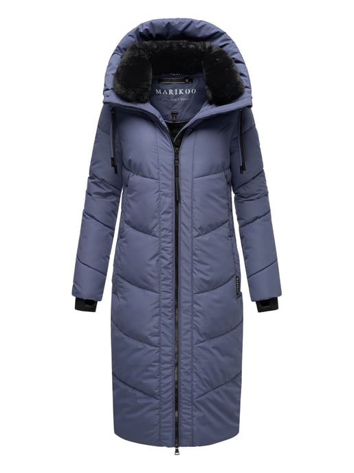Marikoo Nadaree dames winterjas – lang, warm & met capuchon - Image 1