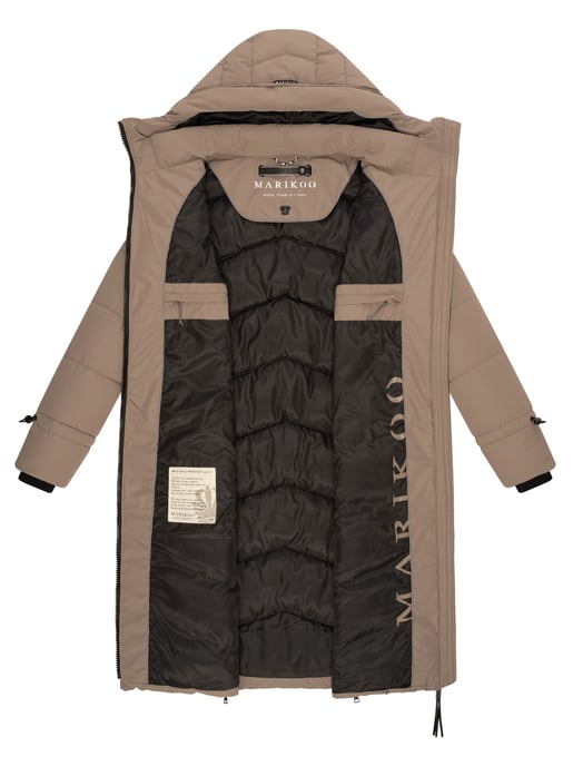 Marikoo Tomomii dames winterjas – lang, warm & met capuchon - Image 5