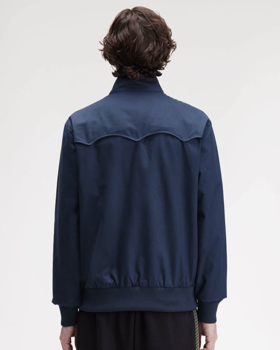 Harrington Jacket in Dark Blue - Image 3