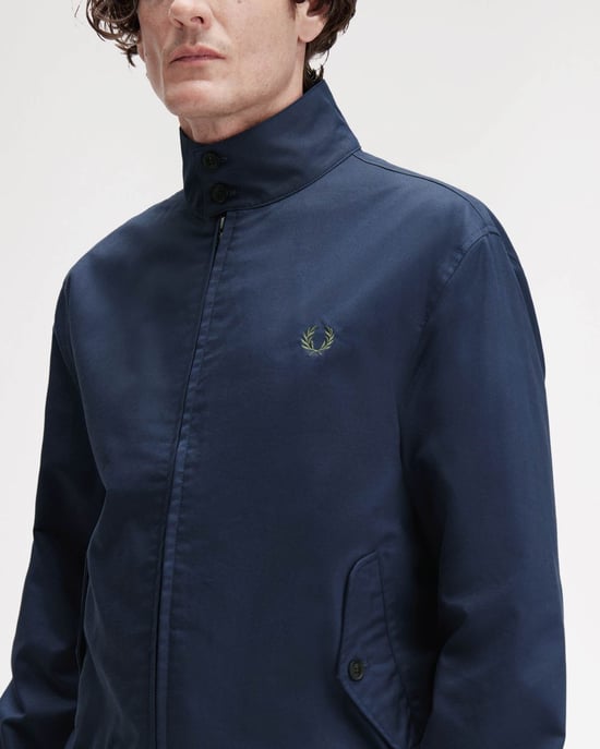 Harrington Jacket in Dark Blue - Image 5