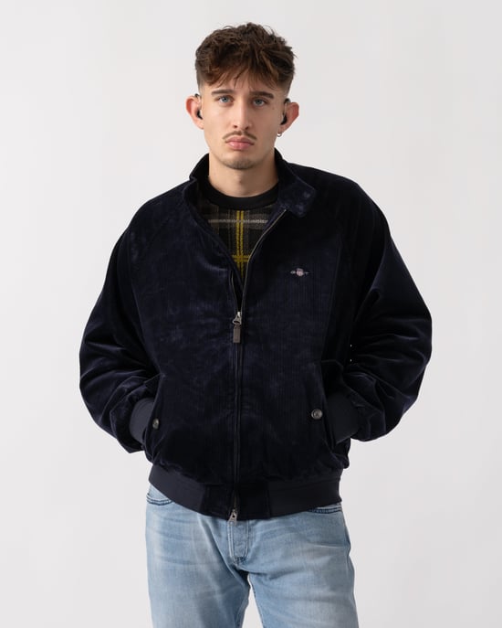 Harrington Jacket in Dark Blue - Image 1