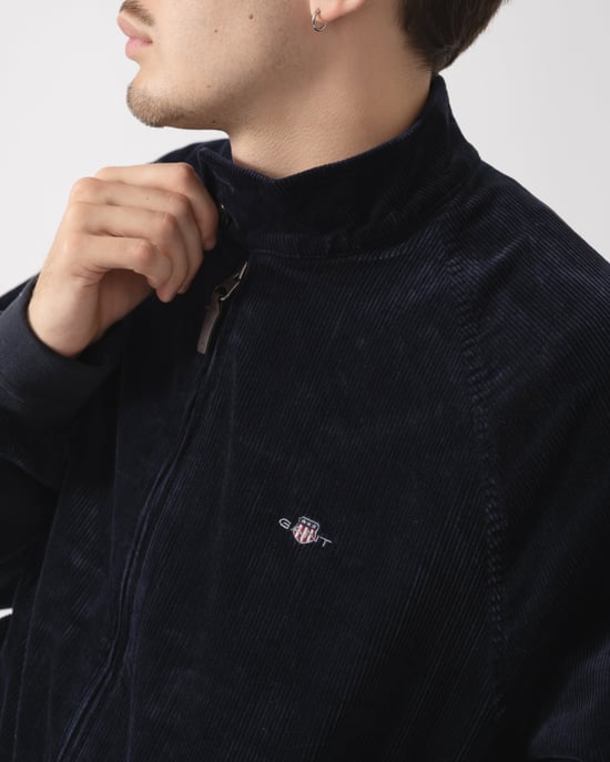 Harrington Jacket in Dark Blue - Image 4