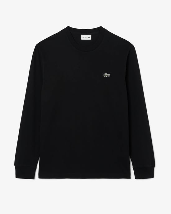 Long Sleeve T-Shirt in Black - Image 4