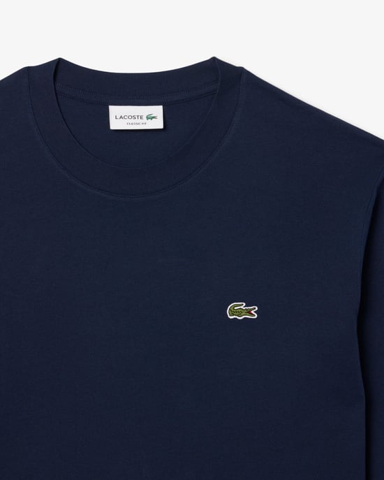 Long Sleeve T-Shirt in Dark Blue - Image 3