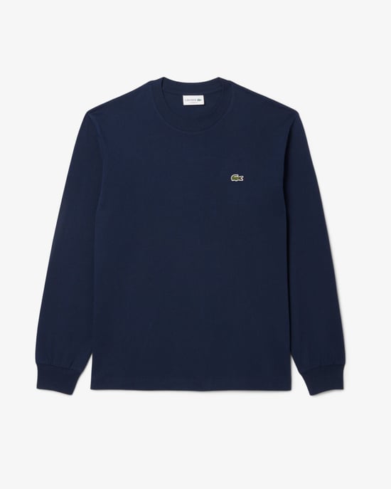 Long Sleeve T-Shirt in Dark Blue - Image 6