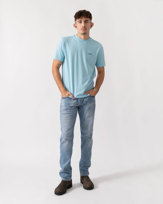 T-Shirt in Light Blue - Image 4