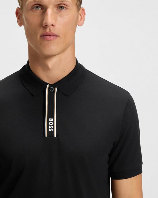 Paddy GOC Polo Shirt in Black - Image 4