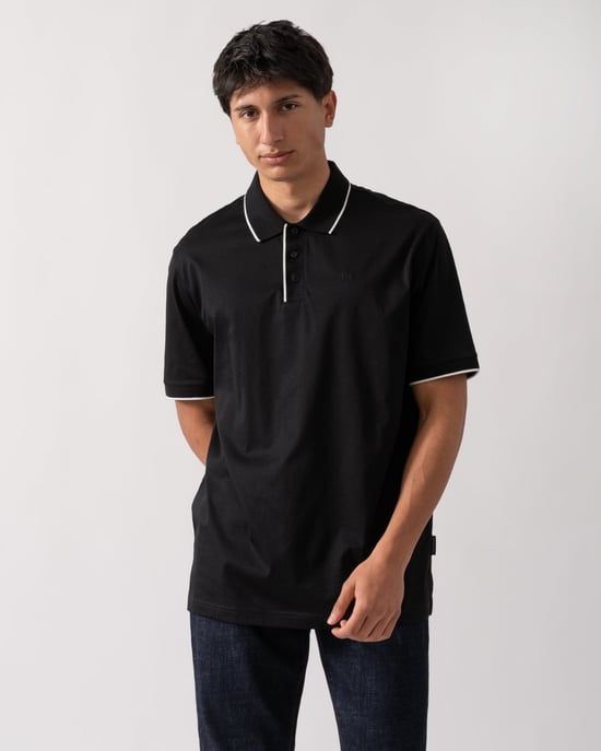 Polo Shirt in Black - Image 1
