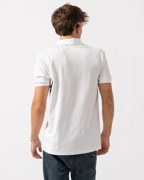 Paule TOC Polo Shirt in White - Image 3