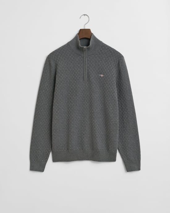 Half Zip Jumper in Grey - Image 3