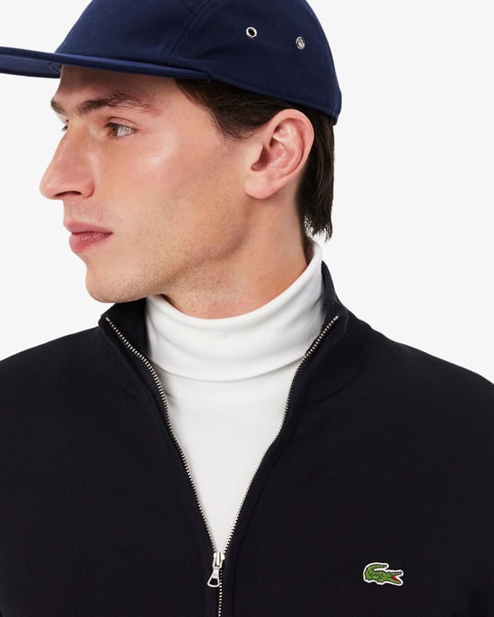 High Neck Sweater in Black - Image 2