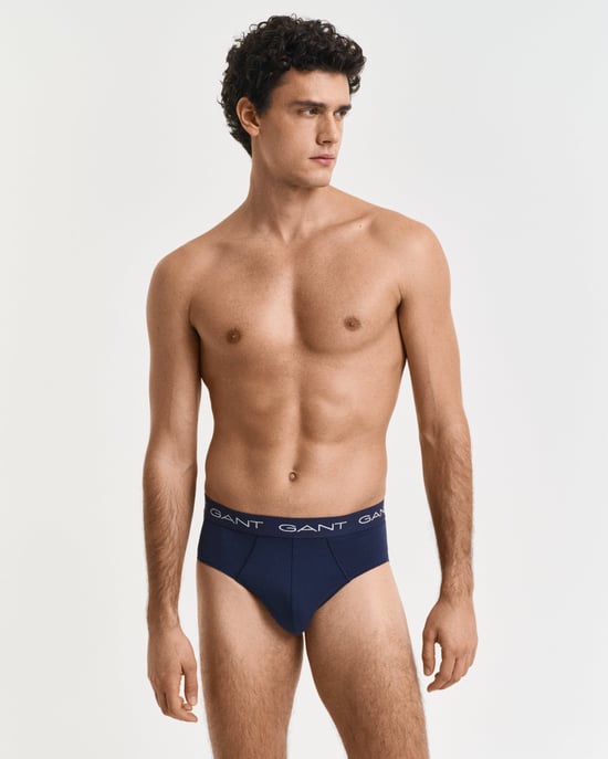 Briefs in Dark Blue (3 Pack) - Image 1