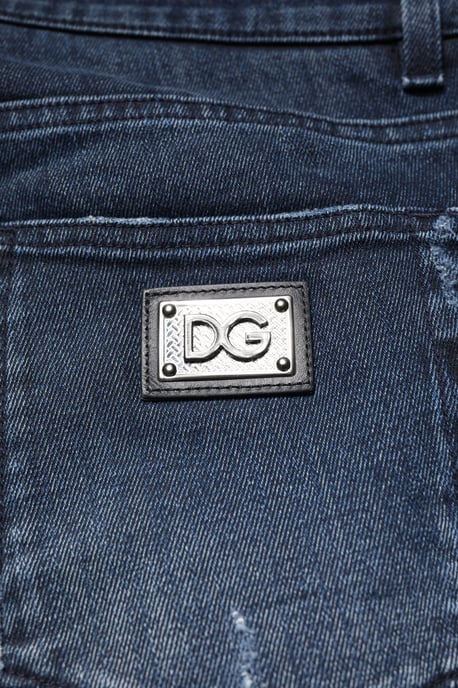 Distressed Straight Leg Jeans - Image 5