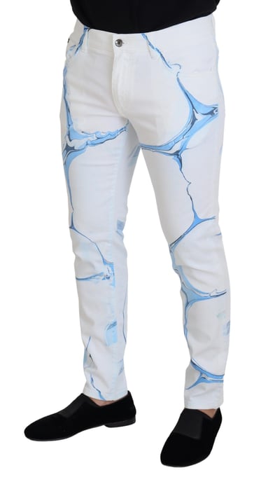 Geprinte Slimfit Jeans - Image 2