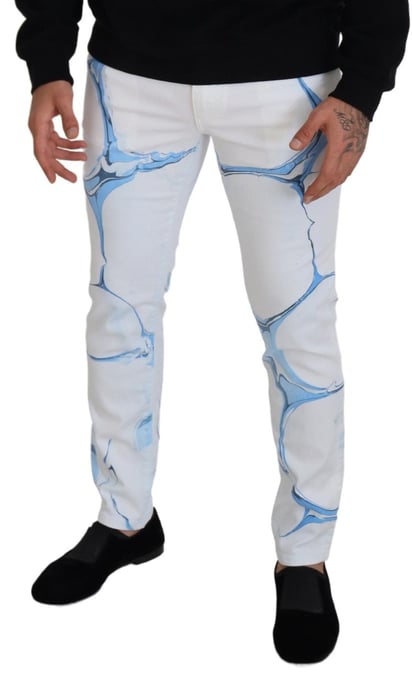 Geprinte Slimfit Jeans - Image 3