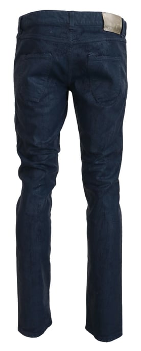 Slim Fit Texturerade Jeans - Image 3