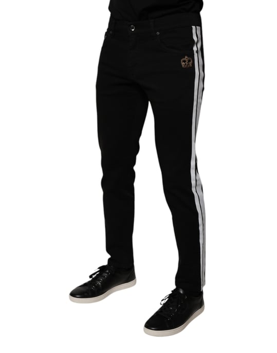 Slimfit Jeans met Kroonpatch Detail - Image 3