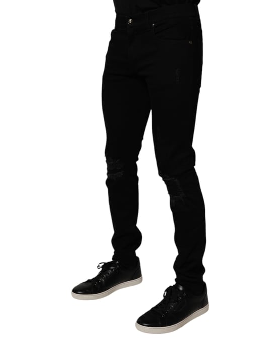 Skinny Distressed Jeans - Image 3