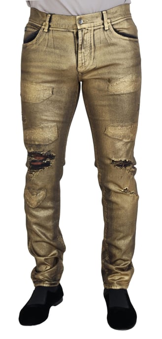 Rippade Slimfit Jeans - Image 1