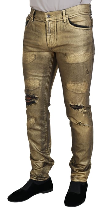 Rippade Slimfit Jeans - Image 2