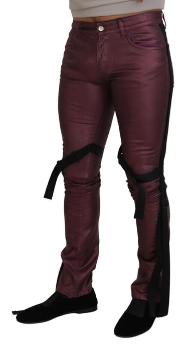 Metallic Broek Bourgogne - Image 2