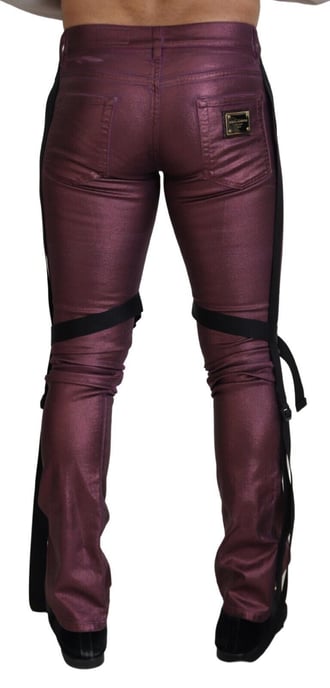 Metallic Broek Bourgogne - Image 3