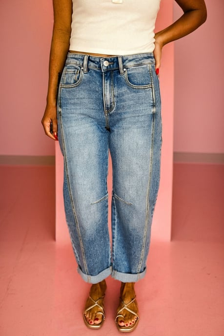 Relaxed Fit Denim Jeans - Image 1