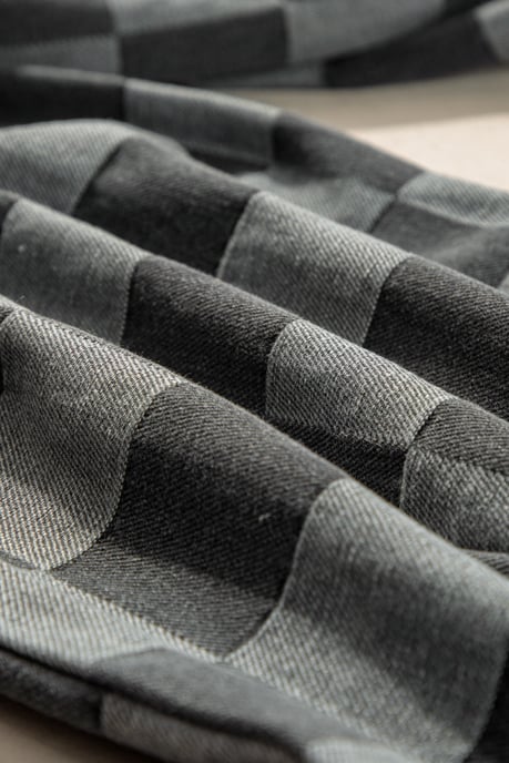 Checkered Pattern Jeans - Image 5