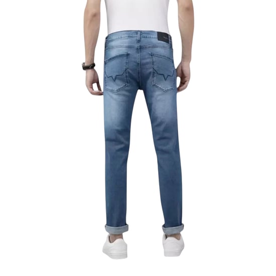 Pepe Jeans Mens Denim Jeans Slim Fit Casual Trousers Cotton Stretch Pant Bottom - Image 3