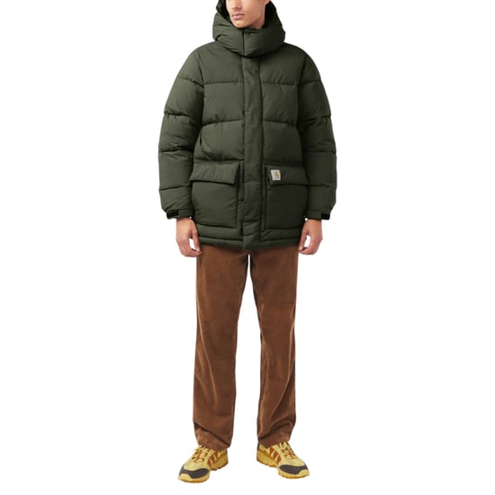Carhartt Mens Jacket WIP Milter Puffer Nylon Ultra Warm Waterproof Comfort Coat - Image 3