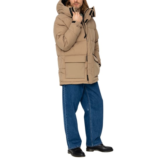 Carhartt Mens Jacket WIP Milter Puffer Nylon Ultra Warm Waterproof Comfort Coat - Image 3