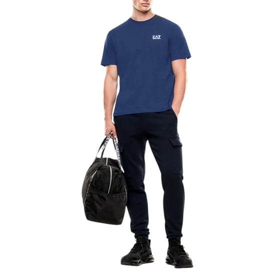 ARMANI EA7 8NPT18 Mens T Shirt Emporio Armani Short Sleeve Casual Cotton Tee Top - Image 3
