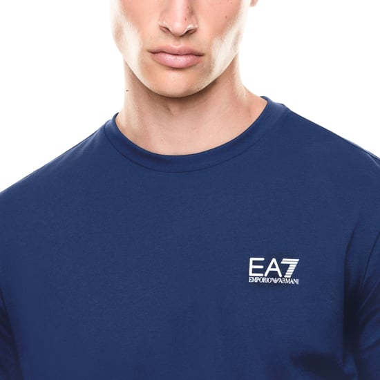 ARMANI EA7 8NPT18 Mens T Shirt Emporio Armani Short Sleeve Casual Cotton Tee Top - Image 4