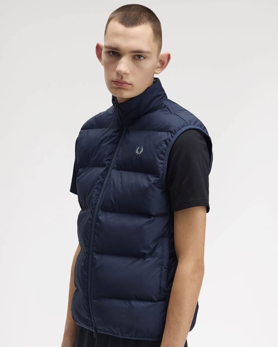 Fred Perry Insulated Gilet Dark Airforce - Image 4