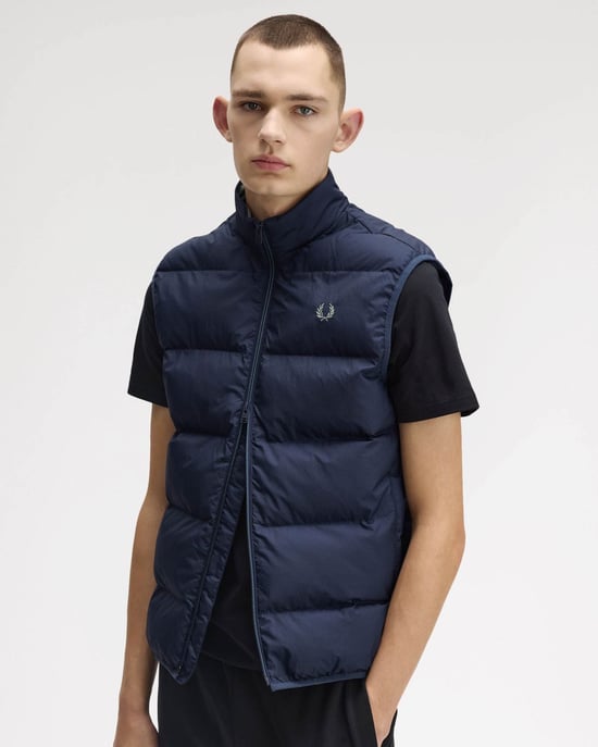 Fred Perry Insulated Gilet Dark Airforce - Image 6