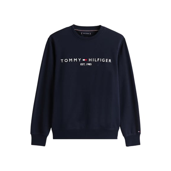 Tommy Hilfiger Mens Fleece Sweatshirt Embroidered Logo Pullover Crew Neck Jumper - Image 5
